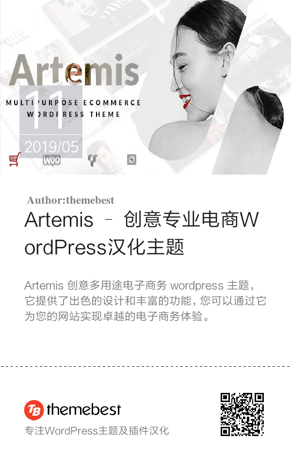 Artemis – 创意专业电商WordPress汉化主题